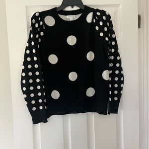 Polka dot sweater